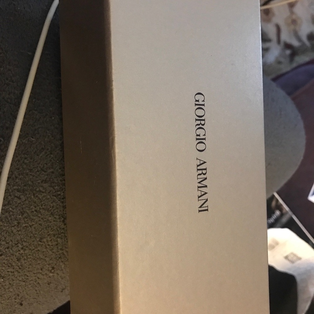 Giorgio Armani Gold Eyeglass Box